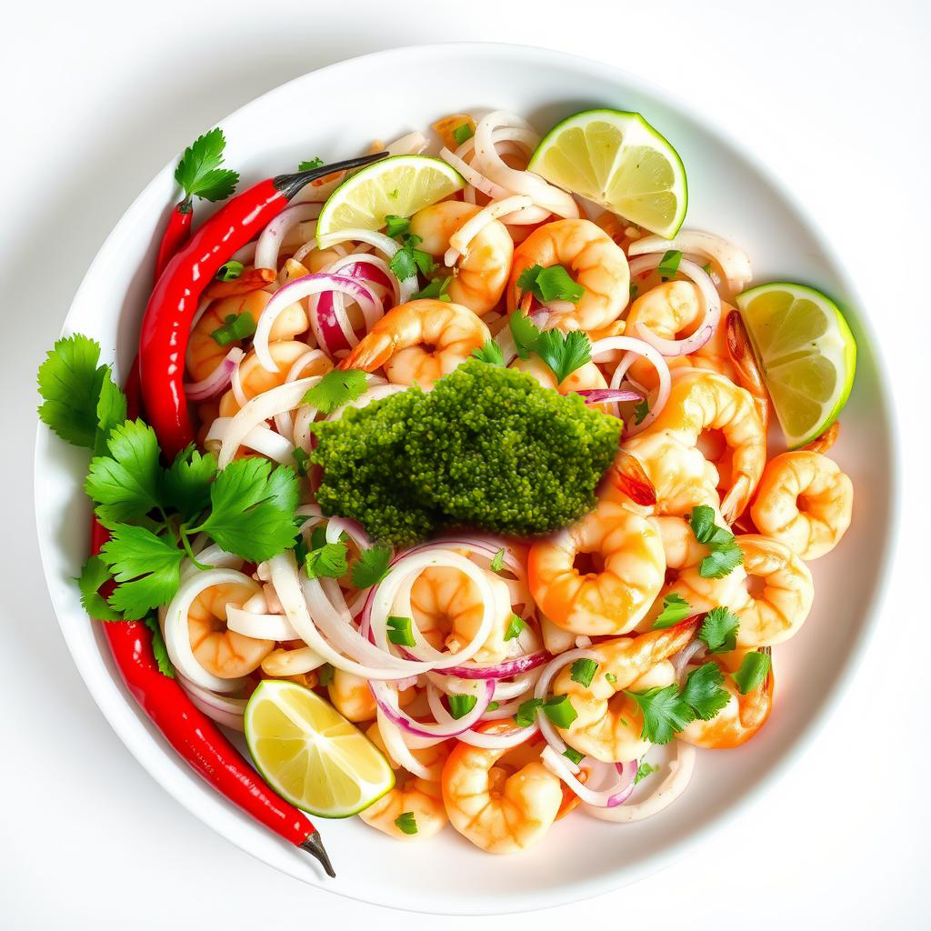 ยำไข่ผำทะเลแซ่บ