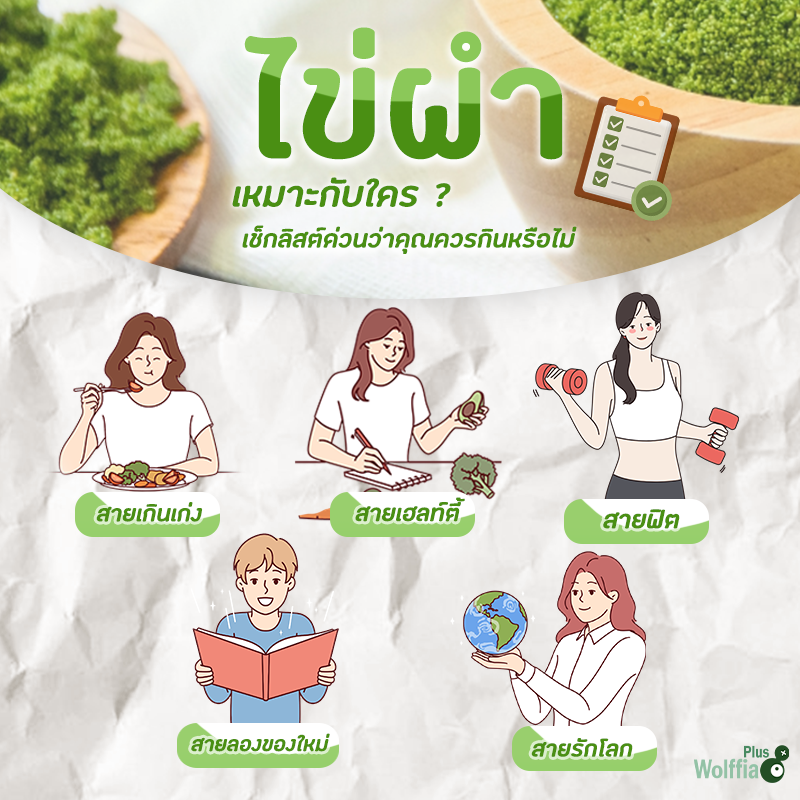 ไข่ผำ เหมาะกับใคร? เช็กลิสต์ด่วนว่าคุณควรกินหรือไม่